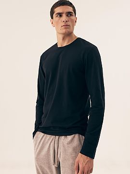 Sada Henderson  Mužské tričko typu basic v praktickom balení 2 kusy. Klasický model s dlhým rukávom a okrúhlym výstrihom, vyrobený z hladkej, mäk