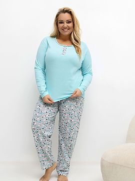 Pyžamo Plus Size Forever Pink