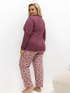 Pyžamo Plus Size Forever Pink