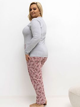 Pyžamo Plus Size Forever Pink