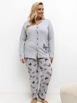 Pyžamo Plus Size Forever Pink