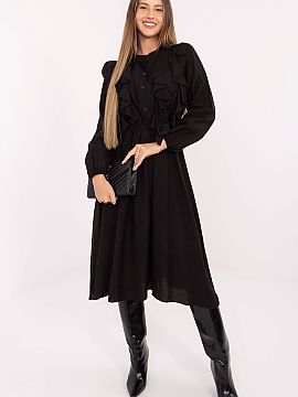 Šaty na deň Italy Moda  Elegantná košeľová šaty s rozšíreným strihom, ideálne na každý deň, do práce a na špeciálne príležitosti. Vyrobené z visk�