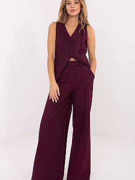 dámske nohavice Rue Paris  Štýlové dámske nohavice z materiálu typu wide leg palazzo sú návrhom určeným pre ženy, ktoré oceňujú elegantný štýl spolu s 