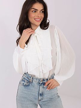 tričko s dlhým rukávom Italy Moda  Štýlová a ženská dámska košeľa, ktorá sa skvele hodí nielen na každý deň, do práce, ale aj na špeciálne príležitosti. Vyro