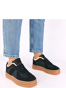 Športová obuv Solea  Šnúrované športové topánky s futrom sú spojením pohodlia, tepla a módneho dizajnu. Vyrobené z vysokej kvality ekologickej semišov