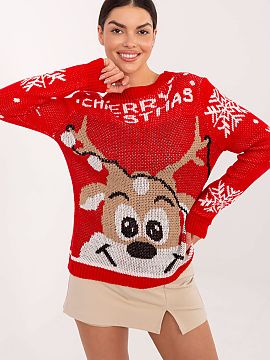 sweter Italy Moda  Dámsky sveter v štýle casual je skvelou ponukou na každodenné, návštevné príležitosti a voľnejších, sviatočných podujatia. Vy