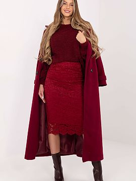 spódnica Italy Moda  Elegantná sukňa z čipky je štýlový návrh ideálny nielen na každý deň, do práce, ale aj na špeciálne príležitosti. Jej výnim