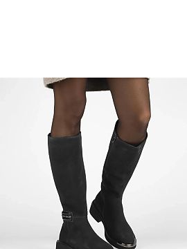 Kozaki Solea  Sivé kozačky z prírodného zamatového kože s ozdobnou špičkou Charlie od značky Filippo sú ponukou pre ženy, ktoré oceňujú eleg