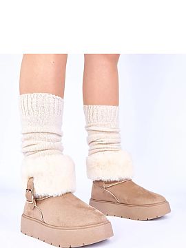 Snehové topánky Solea  Objavte jedinečný komfort a štýl, ktorý ponúkajú hnedobežové snehule s futrom Krissy. Je to ponuka pre ženy, ktoré oceňujú komb