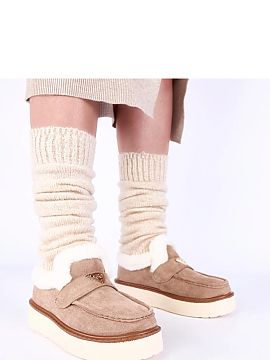 Mokasíny Solea  Objavte jedinečný komfort, ktorý ponúkajú tmavobežové mokasíny s futerom Loafy. Ideálna ponuka pre ženy, ktoré oceňujú spojenie