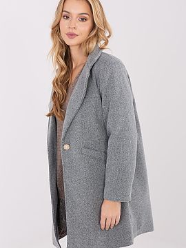 Kabát Italy Moda  Elegantný dámsky prechodný kabát je štýlovou a univerzálnou ponukou, ideálnou na jesenné, zimné a jarné obdobie. Jeho klasický s