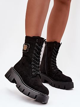 Pracovisko Step in style  Topánky workery pre ženy sú kombináciou mestského štýlu a pohodlia. Model s mäkkým koženým podšívkou poskytuje teplotu v chladn