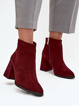 Botki Step in style  Dámske topánky vyrobené z prírodného semišu sú elegantnou a nadčasovou ponukou, ktorá sa skvele hodí do jesennej-zimnej sezóny. V