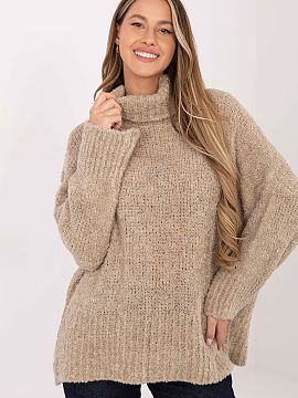 golf Factory Price  Dámsky sveter boucle s golierom je štýlovou a pohodlnou voľbou pre každodenné štýlové outfity. Charakteristická púčiková štruk