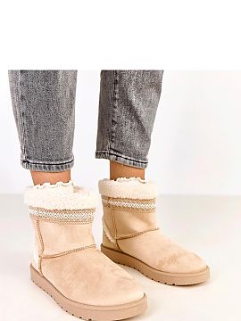 Snehule Solea  Predstavujeme béžové nízke snehule zdobené vyšívaním Sensila dokonalé spojenie štýlu a funkčnosti. Tieto výnimočné dámske sn