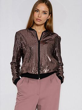 mikina Nife  Štýlová dámska blúza v klasickom strihu, kombinujúca pohodlnosť nosenia s módnym, efektným vzhľadom. Vyrobena z materiálu zdoben�