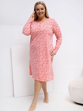 Nočná košeľa Plus Size Forever Pink