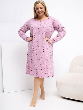 Nočná košeľa Plus Size Forever Pink