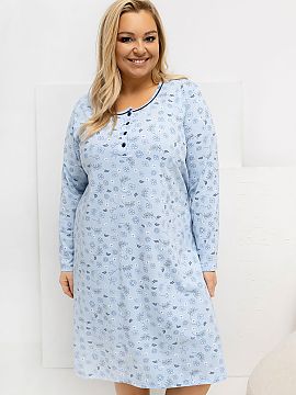 Nočná košeľa Plus Size Forever Pink  Pohodlná nočná košeľa veľkosti plus vo forme jednoduchého šatového strihu, kombinujúca pohodlie s ženským štýlom. Dominujúci 