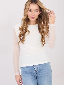 blúzka Italy Moda  Elegantná blúzka z jemnej sieťoviny s priliehavým strihom, ktorý jemne zdôrazňuje postavu a dodáva outfitu rafinovaný charakter. Vy