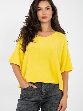 sweter Italy Moda  Elegantný dámsky oversized sveter, ktorý sa skvele hodí na každý deň aj do práce. Vyrobený z kombinácie viskózy, polyesteru a nyl