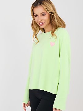 mikina Factory Price  Dámska blúza casual je univerzálnou ponukou ideálnou pre každodenné štýlové kombinácie. Model s hladkým vzorom skvele zapadá do 