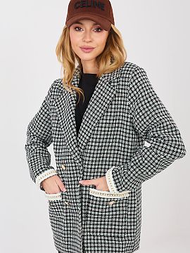 Blejzer Lakerta  Sako z tweedu s elegantným, klasickým strihom, vyrobené z vysokej kvality bavlny, ideálne na jesennú, zimnú a jar. Model s bežnou dĺ