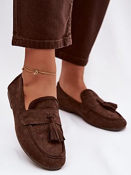 Mokasíny Step in style  Mokasíny vyrobené z ekokože sú pohodlnou a štýlovou ponukou na každý deň. Plochá podrážka a mäkká stielka zabezpečujú pohodl