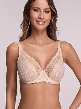 Soft Ava  Mäkký softový podprsenka navrhnutý s ohľadom na pohodlie a ženskú eleganciu. Model sa zapína vzadu a je vybavený spodnými výstuž