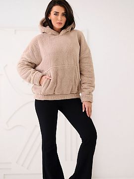 mikina Factory Price  Casualový dámsky mikina s roztomilým motívom medveda je ideálnou voľbou na každodenné outfity. Vyrobená z príjemného na dotyk mat