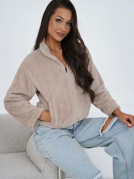 mikina Factory Price  Casual dámska mikina z mäkkého materiálu typu ?medveď? je skvelou voľbou na každý deň. Vyrobená z príjemného polyesteru, poskytu