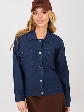 Bunda Rue Paris  Klasická dámska denimová bunda v casual štýle, ideálna pre každodenné outfit. Model zapínaný na gombíky, s klasickým golierom a 