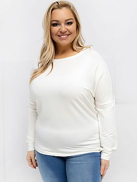 blúzka plus size Relevance  Blúzka plus size s klasickým, okrúhlym výstrihom, navrhnutá s ohľadom na pohodlie a každodenné nosenie. Model v štýle casual, ide�