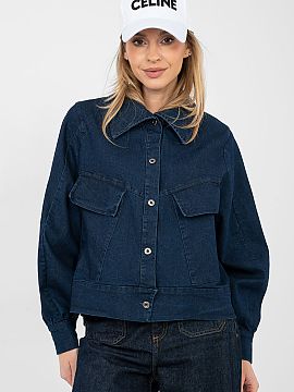 Džínová bunda Rue Paris  Dámska rifle bunda so zapínaním na gombíky je univerzálnou ponukou pre každodenné štýlové outfity v štýle casual, ideálna na ja
