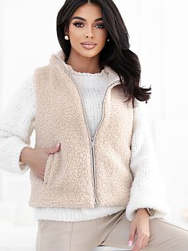 Vesta Factory Price  Vest s kožušinou je štýlový a funkčný prvok šatníka, ideálny pre každodenné oblečenie v štýle casual. Vyrobený z vysokokvali