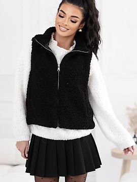 Vesta Factory Price  Vest s kožušinou je štýlový a funkčný kúsok oblečenia, ideálny pre každodenné outfity v štýle casual. Vyrobený z vysoko kvali