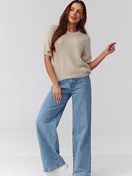 Sveter s krátkym rukávom Makadamia