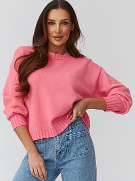 sweter Makadamia  Štýlový a nadčasový dámsky sveter v univerzálnom veľkosti, ktorý kombinuje pohodlie s moderným, casual štýlom. Model s voľným 