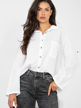 tričko s dlhým rukávom Factory Price  Casual dámska košeľa s klasickým, každodenným charakterom, kombinujúca pohodlie so subtilnými detailmi. Vyrobena z mäkkej bavlny, z