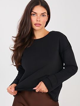 mikina Factory Price  Módna dámska blúza s krátkym strihom je skvelou ponukou pre ženy, ktoré si cenia pohodlie a štýl v neformálnom prevedení. Hladký 