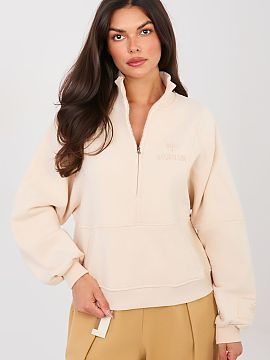 mikina Factory Price  Štýlová dámska mikina s bežnou dĺžkou je ideálnou ponukou pre ženy, ktoré ocenia pohodlie a minimalistický, neformálny štýl. H