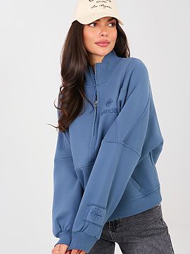 mikina Factory Price  Štýlová dámska mikina štandardnej dĺžky je ideálnou voľbou pre ženy, ktoré oceňujú pohodlie a minimalistický, ležérny štýl