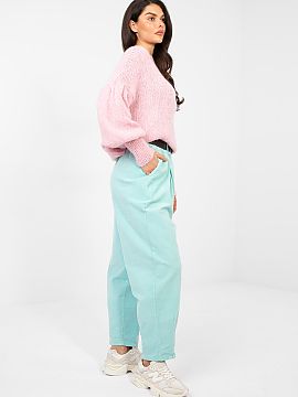 zamatové nohavice Italy Moda