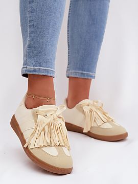 Športová obuv Step in style  Štýlové dámske tenisky z ekokože sú originálnou ponukou pre ženy, ktoré oceniajú módný vzhľad a pohodlie. Na prednej časti top