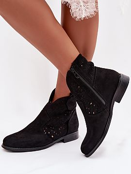 Topánky Step in style  Dámske topánky značky S.Barski sú spojením pohodlia a nadčasového štýlu. Vyrobené z eko semišu. Model s nízkym opätkom zaručuj
