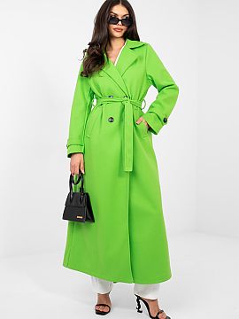Kabát Factory Price  Dlhý dámsky kabát je elegantnou ponukou pre prechodné obdobie jeseň, zima a jar. Vyrobený z vysoko kvalitného polyesteru, v klasickom