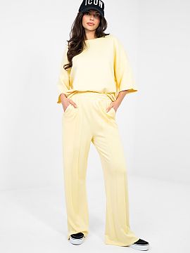 Tepláky Rue Paris  Nesmierne pohodlné tepláky vyrobené z materiálu typu \