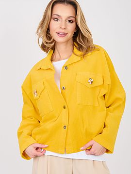 zamatová bunda Rue Paris  Moderná dámska štručková bunda v štýle casual, ideálna na každodenné, prechodné dni. Tento model kombinuje klasický strih bomber