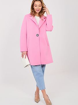 Päťdielna formálne oblečenie Rue Paris  Elegantný dámsky kabát v klasickom strihu je ideálnou voľbou na prechodné obdobie, jeseň, zimu aj jar. Model sa skvele hodí do každ