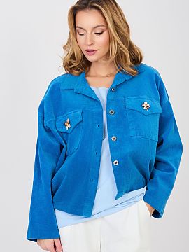 zamatová bunda Rue Paris  Moderná dámska štručková bunda v štýle casual, ideálna na každodenné, prechodné dni. Tento model kombinuje klasický strih bomber